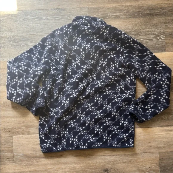 Patagonia Synchilla Snap-T Mens L Navy Geometric Fleece Pullover 25551 FA24 - Picture 5 of 5